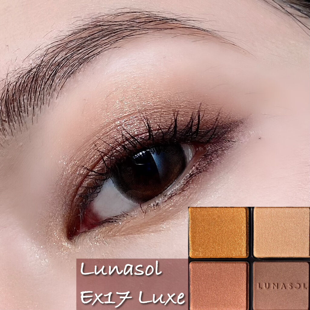 アイカラーレーション EX17 Luxe（限定発売）/LUNASOL/アイシャドウパレットを使ったクチコミ（3枚目）