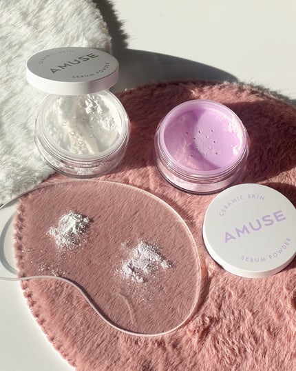 セラミックスキンセバムパウダー/AMUSE/ルースパウダーを使ったクチコミ(5枚目)