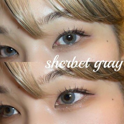 シャーベット/カラコンぴあ/カラーコンタクトレンズを使ったクチコミ(1枚目)