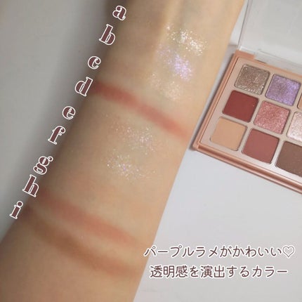 マテリアルカラーパレット/leur charme/アイシャドウパレットを使ったクチコミ(4枚目)