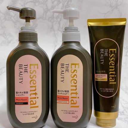 THE BEAUTY 髪のキメ美容シャンプー/コンディショナー<モイストリペア>	/エッセンシャル/市販シャンプーを使ったクチコミ(1枚目)