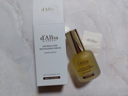 ホワイトトリュフダブルレイヤーリバイタライジングセラム/ダルバ/美容液を使ったクチコミ(5枚目)