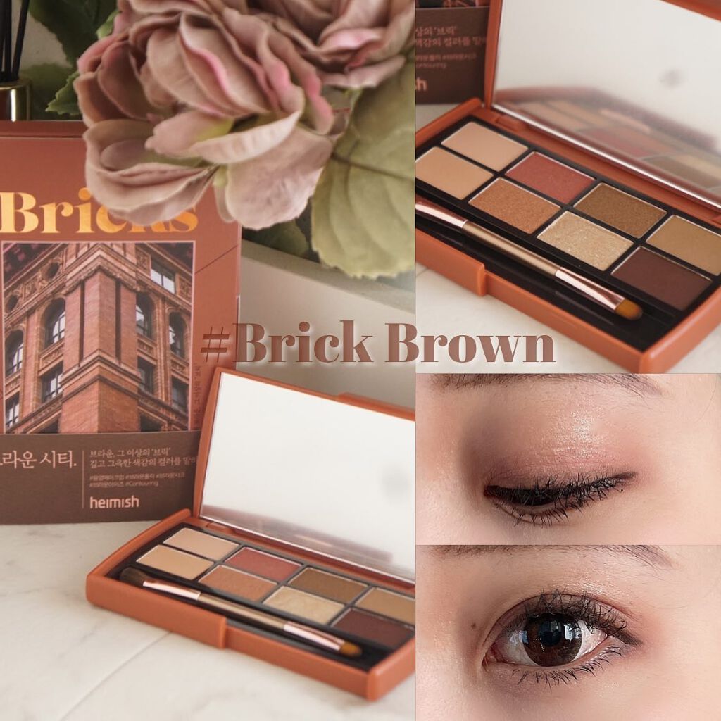 デイリズムアイパレット #Rose Memory/heimish/アイシャドウパレットを使ったクチコミ（3枚目）