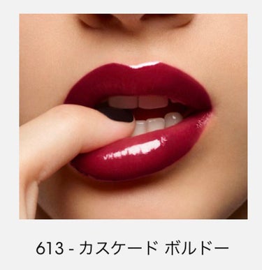 ルージュ ピュールクチュール ヴェルニ ウォーターステイン 603 イン ベリー ディープ/YVES SAINT LAURENT BEAUTE/口紅を使ったクチコミ（2枚目）