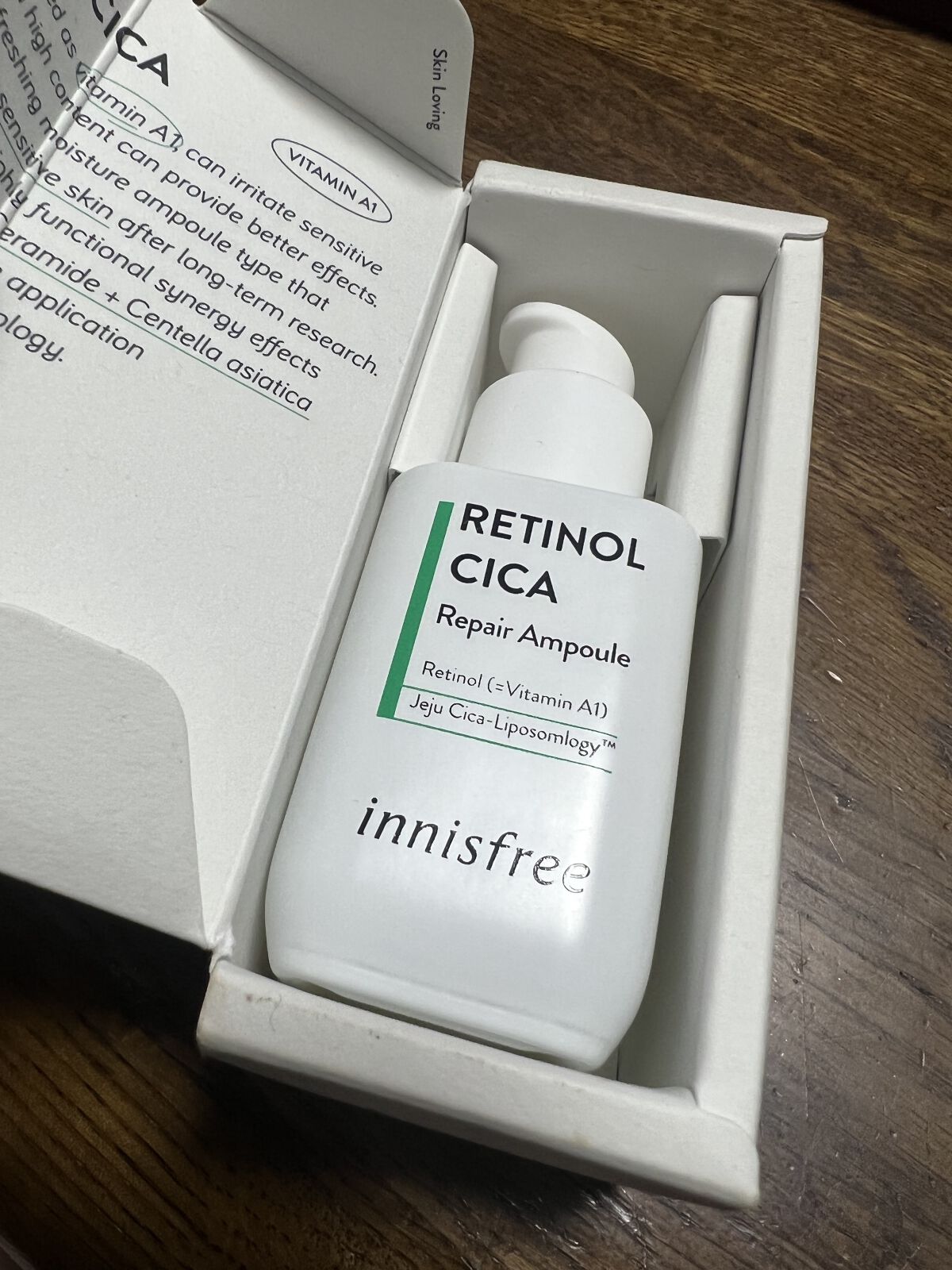 レチノール　シカ　リペア　セラム/innisfree/美容液を使ったクチコミ（1枚目）