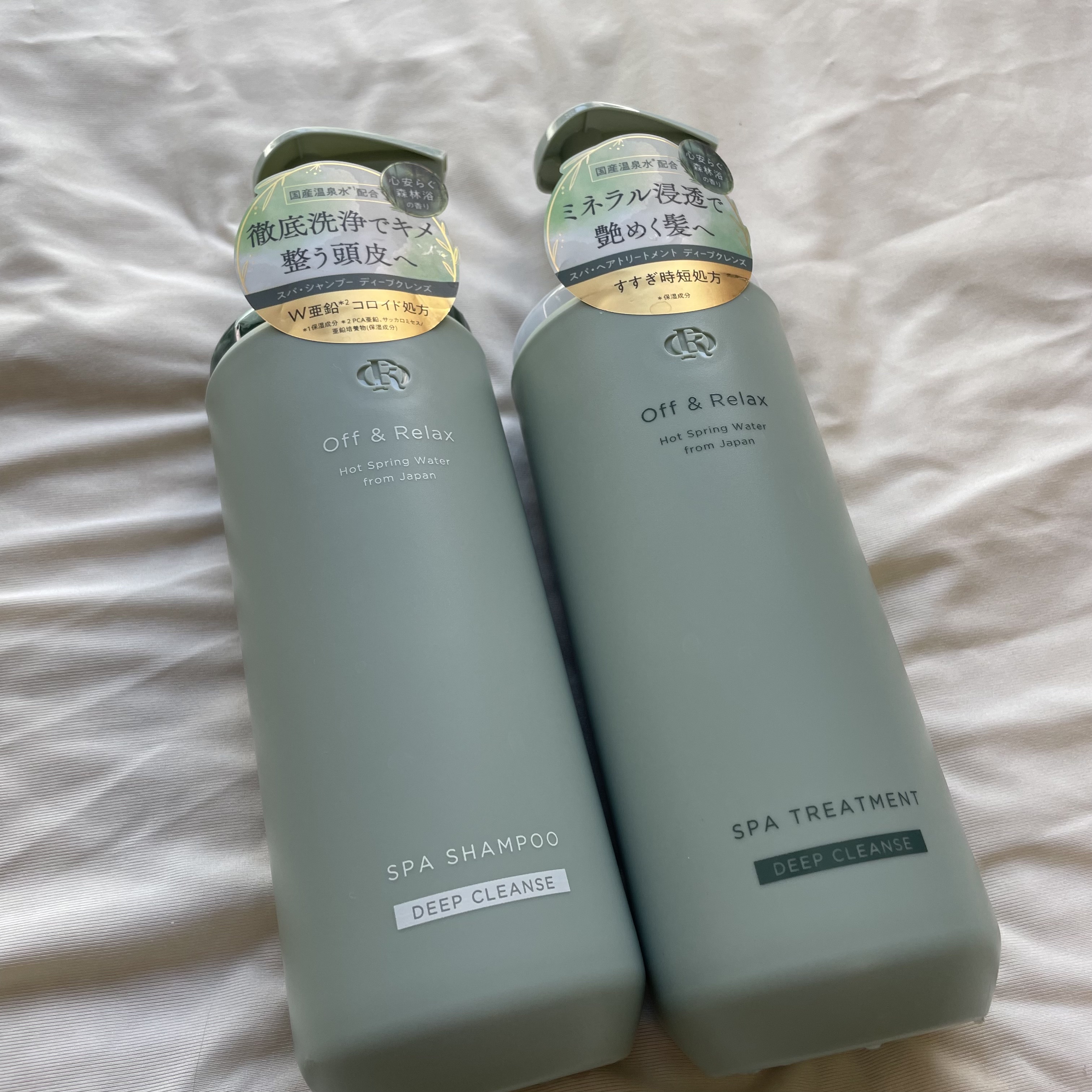 スパ・シャンプー/ヘアトリートメント ディープクレンズ/Off&Relax/市販シャンプーを使ったクチコミ（3枚目）