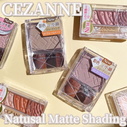 ナチュラルマットシェーディング/CEZANNE/シェーディングを使ったクチコミ(1枚目)