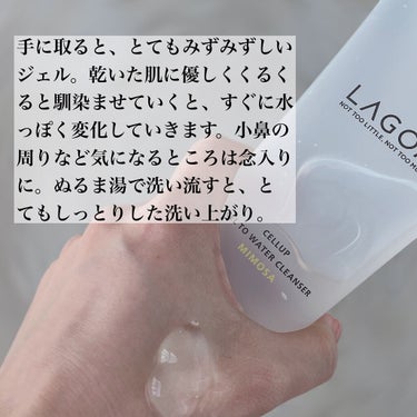 ラゴム ジェルトゥウォーター クレンザー(朝用洗顔)/LAGOM /洗顔フォームを使ったクチコミ（2枚目）