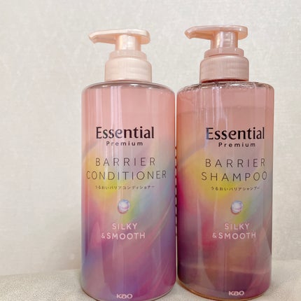 エッセンシャルプレミアム バリアシャンプー・コンディショナー シルキー&スムース/エッセンシャル/市販シャンプーを使ったクチコミ(1枚目)