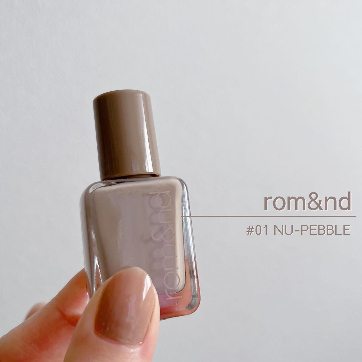 ムードペブルネイル/rom&nd/マニキュアを使ったクチコミ(2枚目)