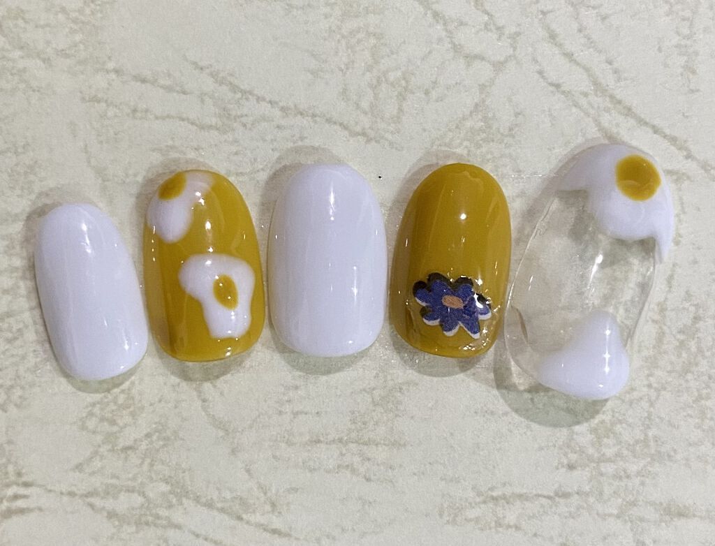 ネイルチップオーバルタイプ/DAISO/ネイルチップ・パーツを使ったクチコミ（2枚目）