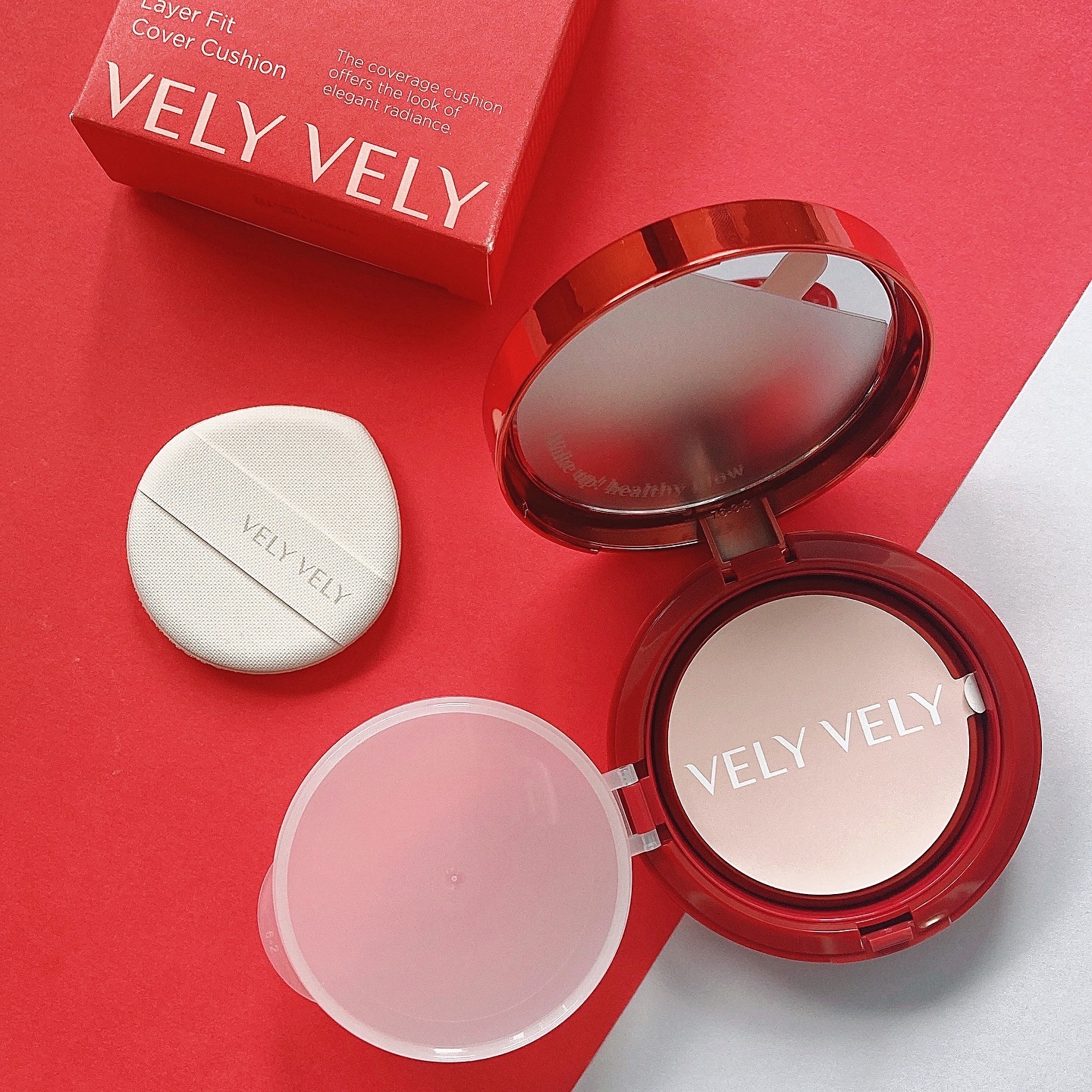 レイヤーフィットカバークッション/VELY VELY/クッションファンデーションを使ったクチコミ（2枚目）