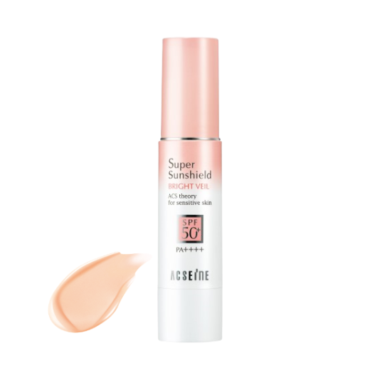 アクセーヌ スーパーサンシールド ブライトヴェール クリームベージュ 02 3点 アクセーヌ スーパーサンシールドブライトヴェール SPF50+・PA++++