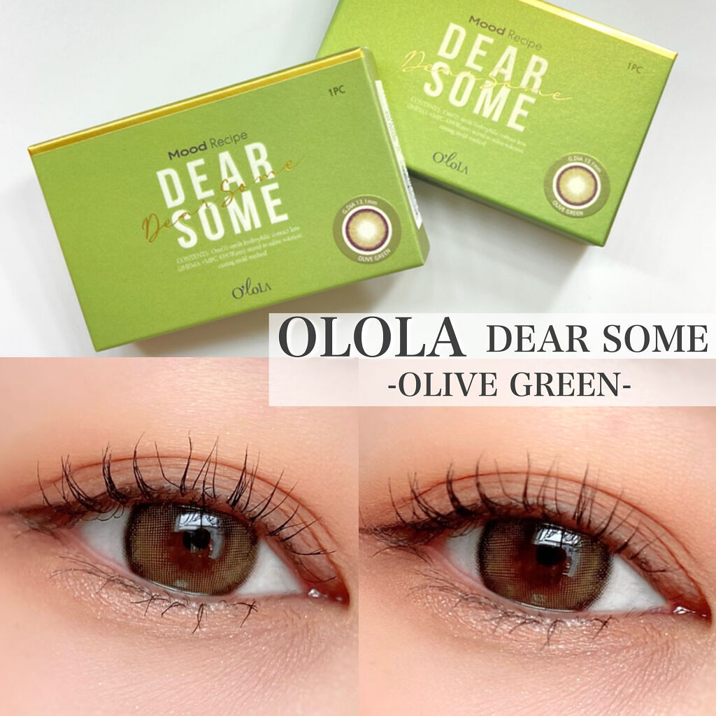 ディアサム(DearSome)/OLOLA/カラーコンタクトレンズを使ったクチコミ（1枚目）