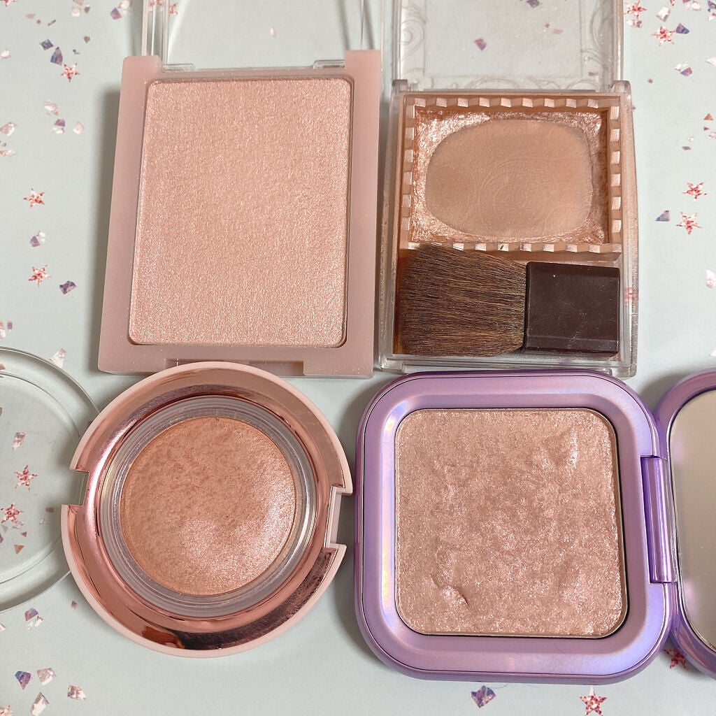 パールグロウハイライト/CEZANNE/パウダーハイライトを使ったクチコミ(3枚目)