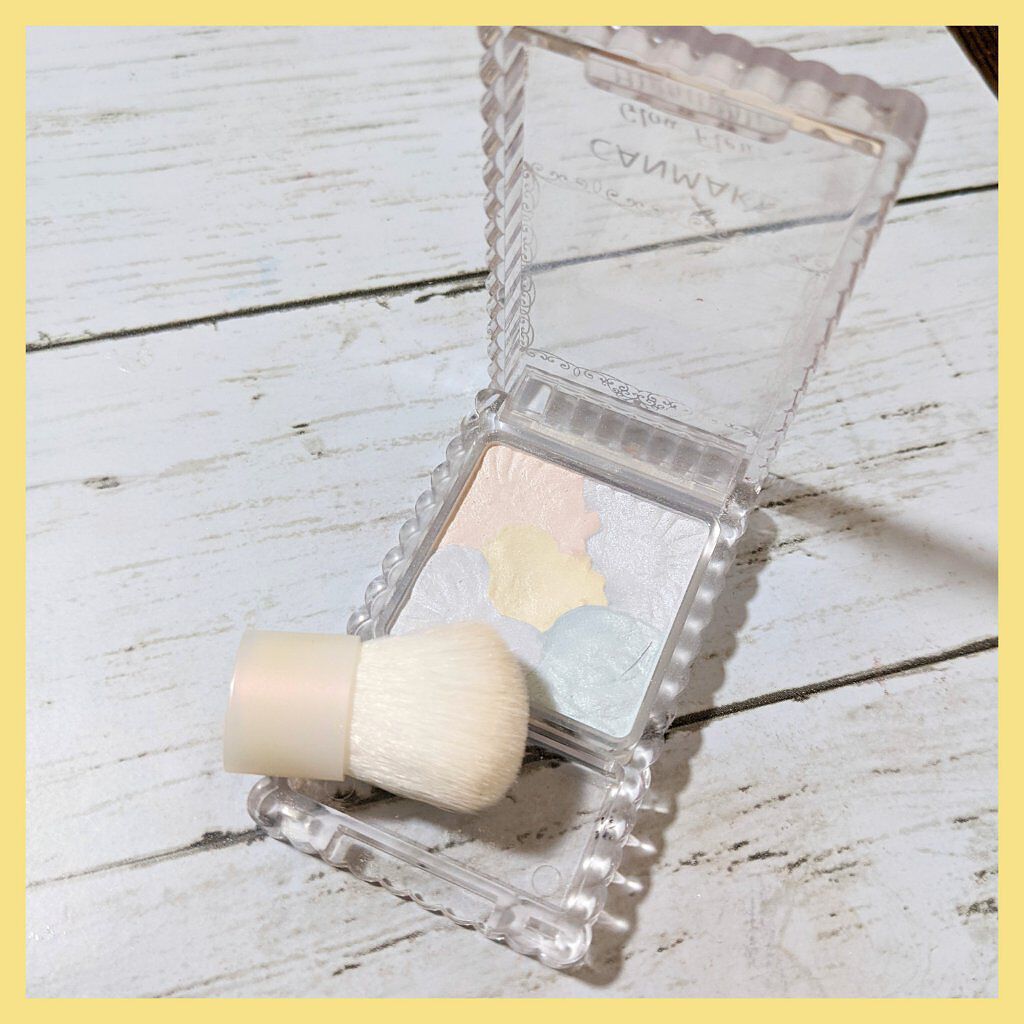 グロウフルールハイライター/キャンメイク/パウダーハイライトを使ったクチコミ（2枚目）