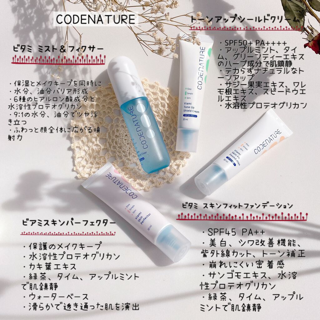 ビアミスキンフィットファンデーション/CODENATURE/リキッドファンデーションを使ったクチコミ（3枚目）