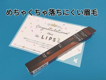 ラスティングデザインアイブロウW (スクエア)/KATE/アイブロウペンシルを使ったクチコミ(1枚目)