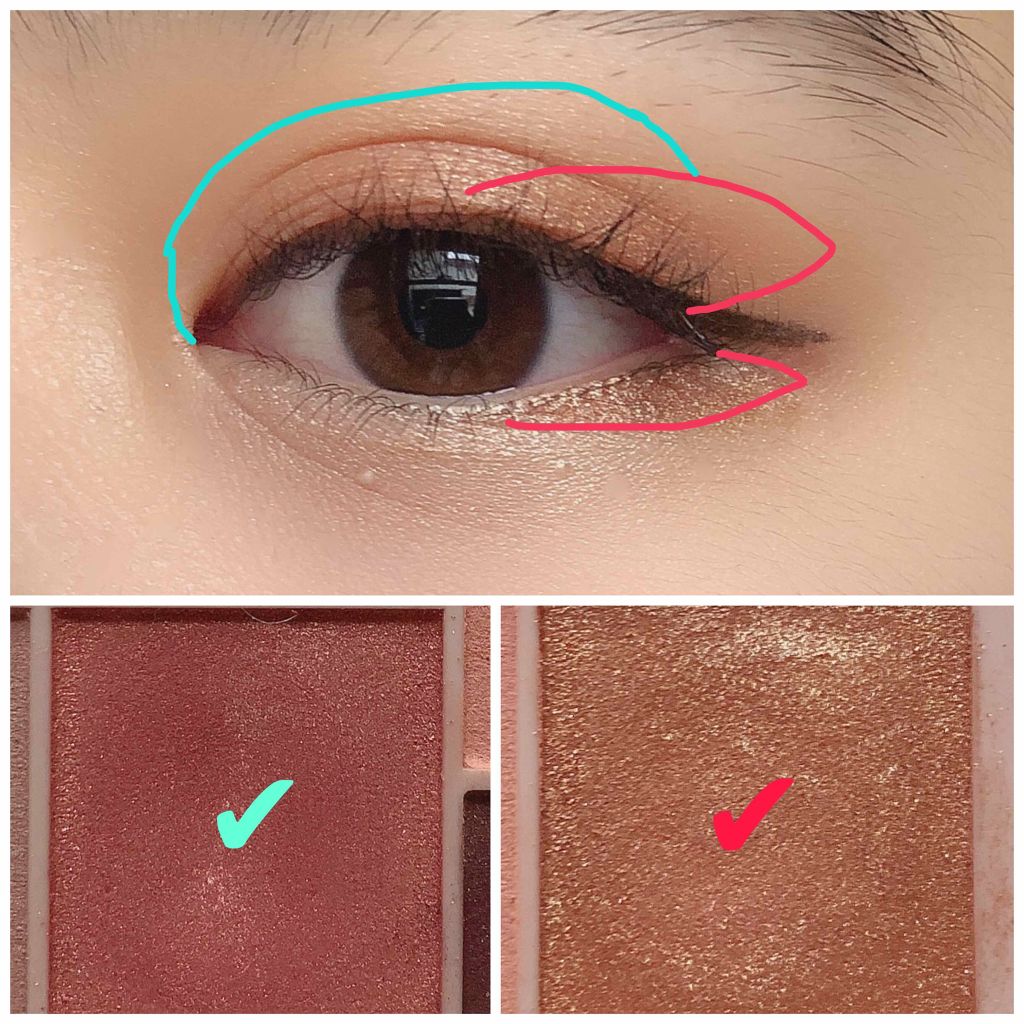 ジジ・ハディッド限定コレクション ミニ パレット/MAYBELLINE NEW YORK/アイシャドウパレットを使ったクチコミ(2枚目)