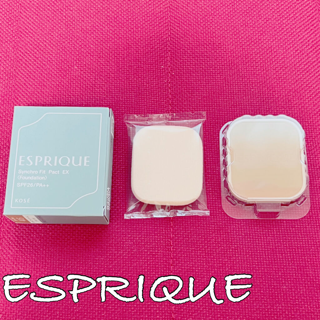 シンクロフィット パクト EX/ESPRIQUE/パウダーファンデーションを使ったクチコミ（1枚目）