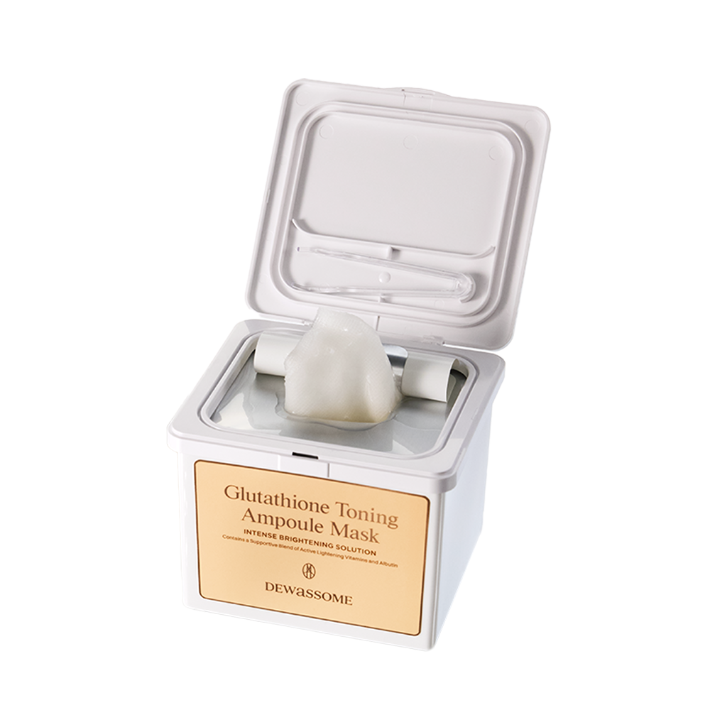 試してみた】グルタチオントーニングアンプルマスク DEWASSOMEの効果