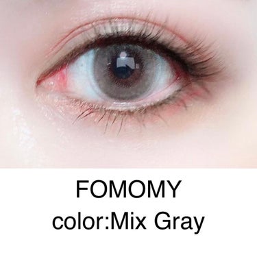 FOMOMY ワンデー ミックスグレー/FOMOMY/ワンデー（１DAY）カラコンを使ったクチコミ（1枚目）