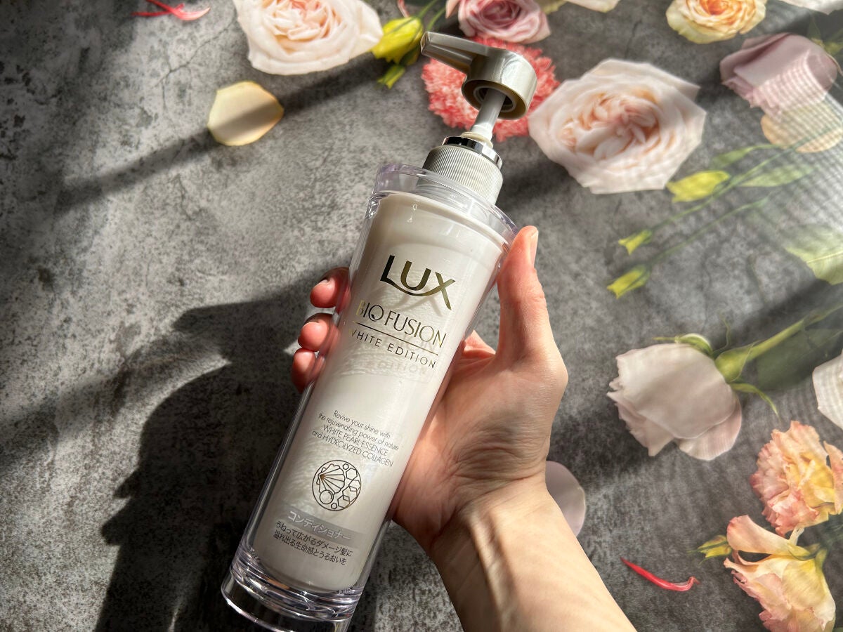 バイオフュージョン ホワイトシャンプー/ホワイトコンディショナー/LUX/市販シャンプーを使ったクチコミ(2枚目)