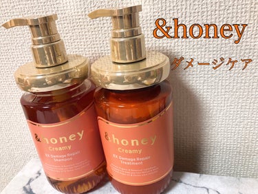LIPSを通して&honey様より頂きました💞
ありがとうございます🙇‍♀️

☑︎&honey Creamy 
EXダメージリペアシャンプー1.0
ヘアトリートメント2.0

&honeyのシャンプー