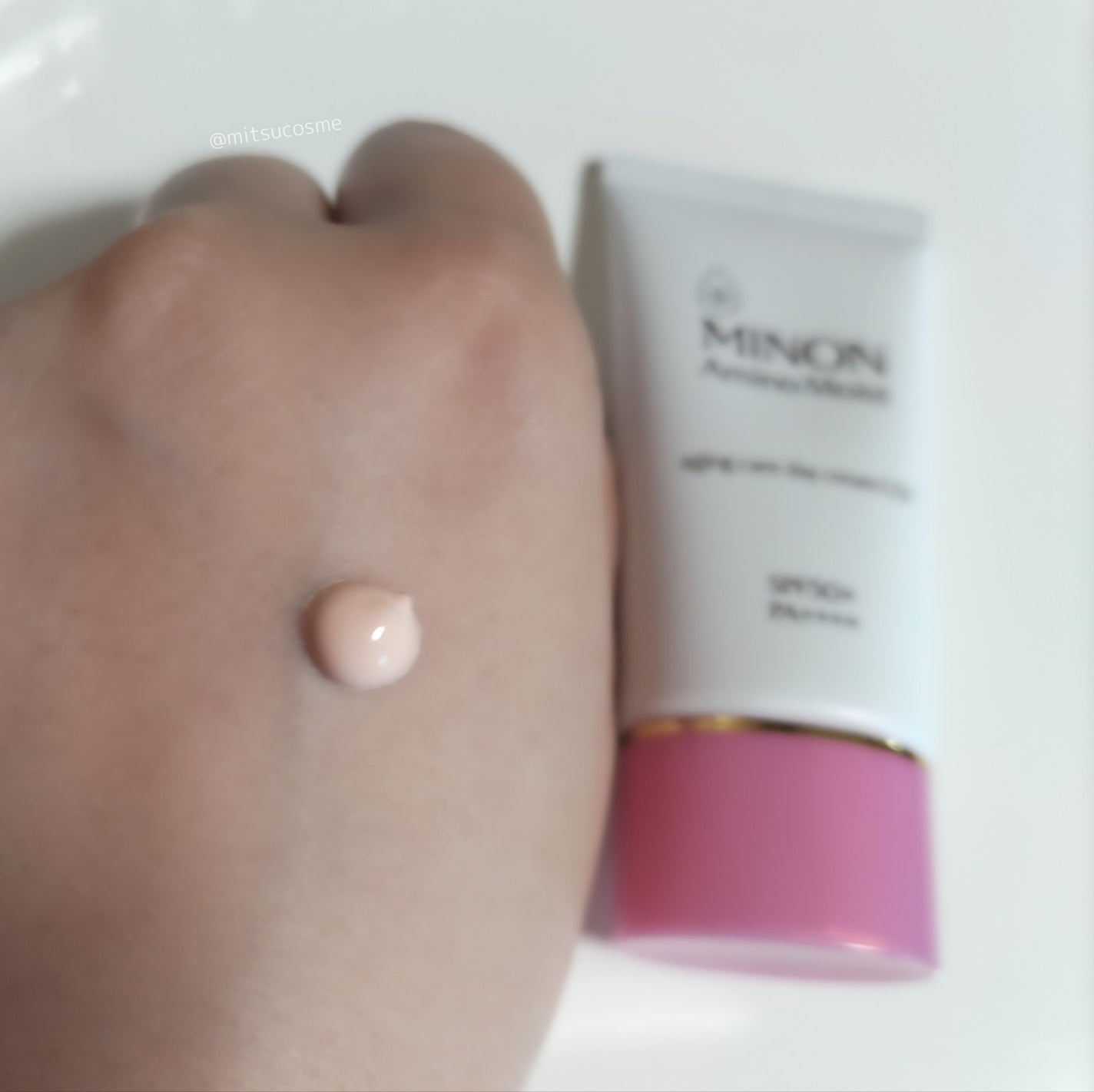 ミノン アミノモイスト エイジングケア デイクリームUV/ミノン/日焼け止めクリームを使ったクチコミ(3枚目)