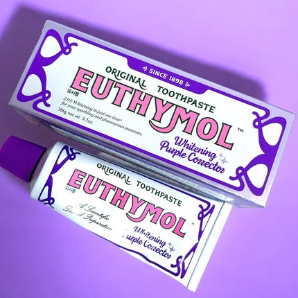 ホワイトパープル歯みがき ピーチフローラルミントの香り/EUTHYMOL/歯磨き粉を使ったクチコミ(2枚目)