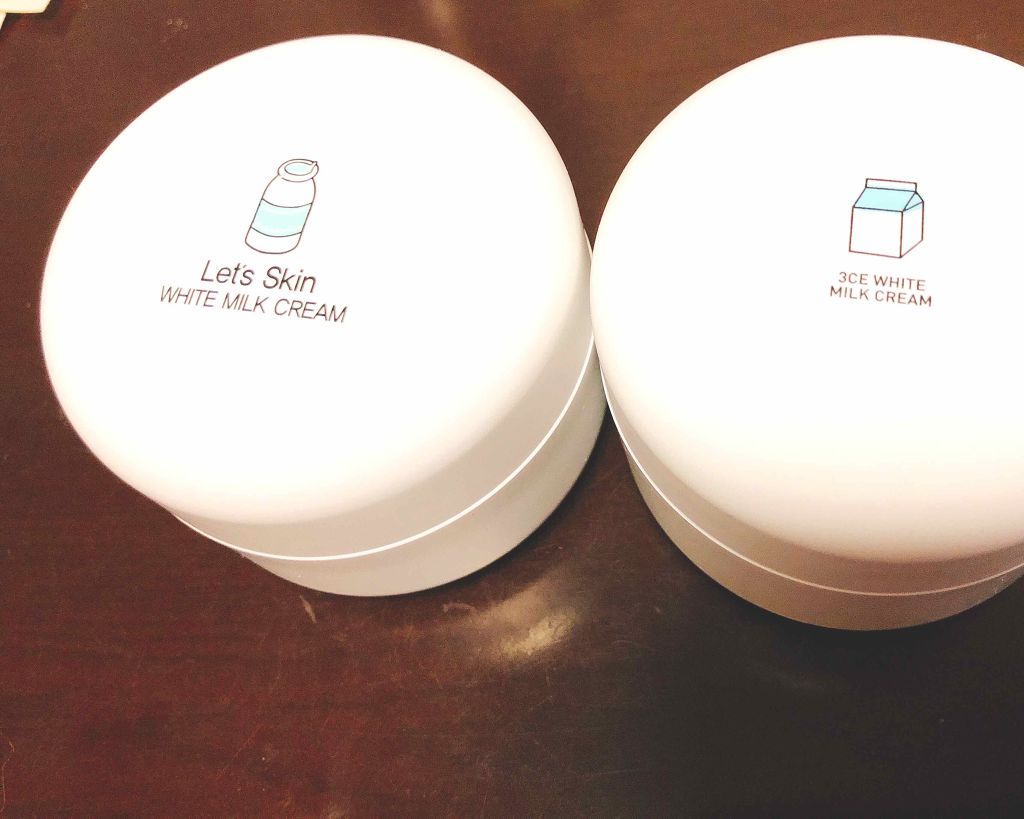 WHITE MILK CREAM/3CE/フェイスクリームを使ったクチコミ(2枚目)