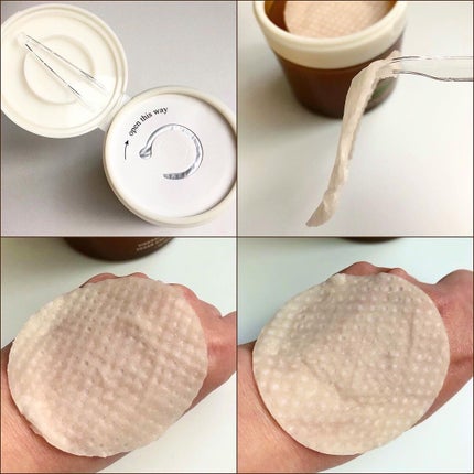 ビネガー コンブチャ ヴィーガン カーミングパッド/JUICE TO CLEANSE/トナーパッドを使ったクチコミ(3枚目)