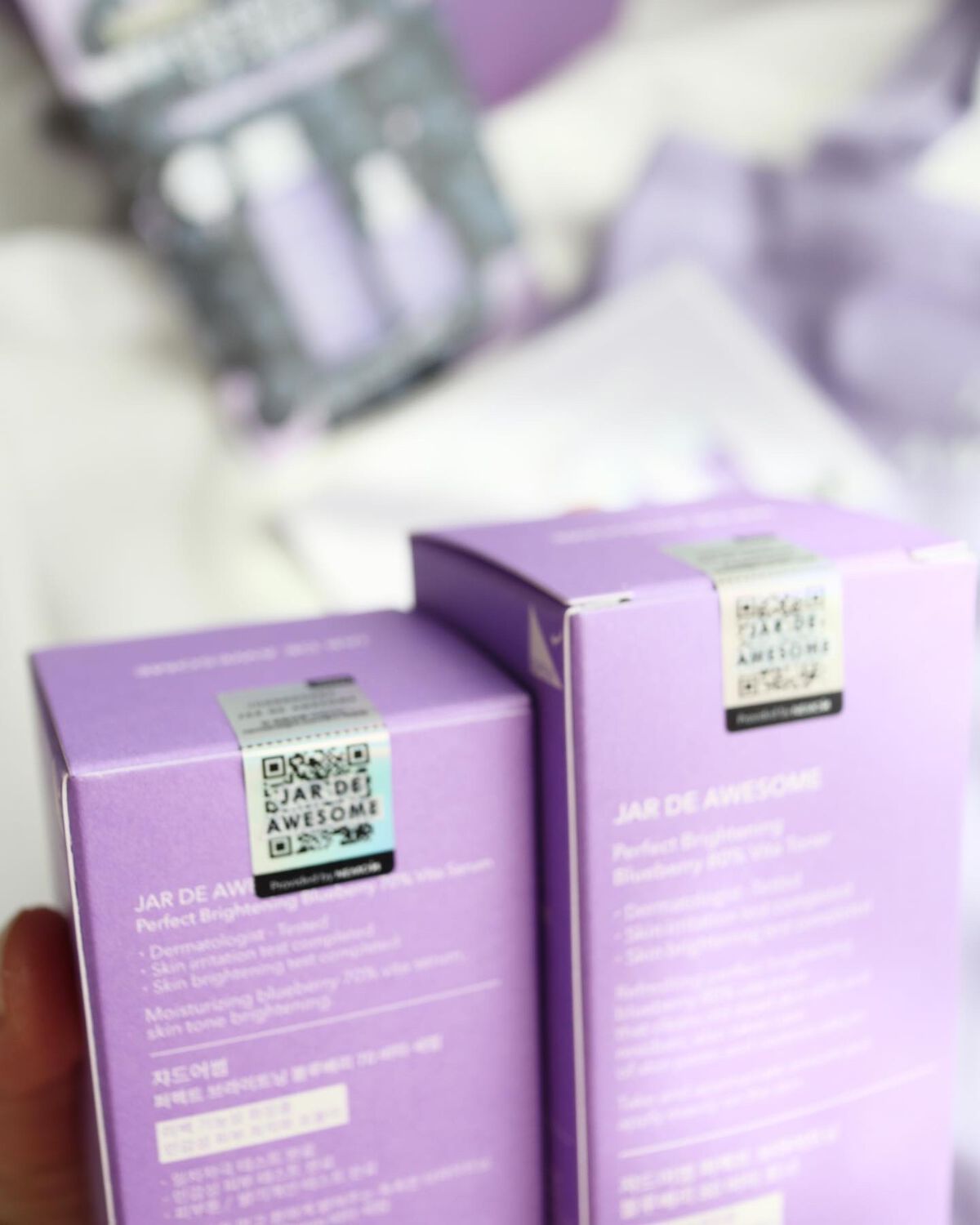 パーフェクト ブライトニングブルーベリー70 ビタセラム /JAR DE AWESOME/美容液を使ったクチコミ(4枚目)