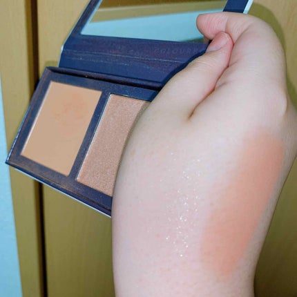 プレストパウダーフェイスデュオ/ColourPop/プレストパウダーを使ったクチコミ(2枚目)