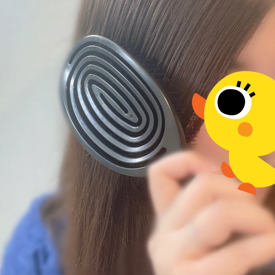 デタングリングブラシ 3Dスーパーフィット/マペペ/ヘアブラシを使ったクチコミ(4枚目)