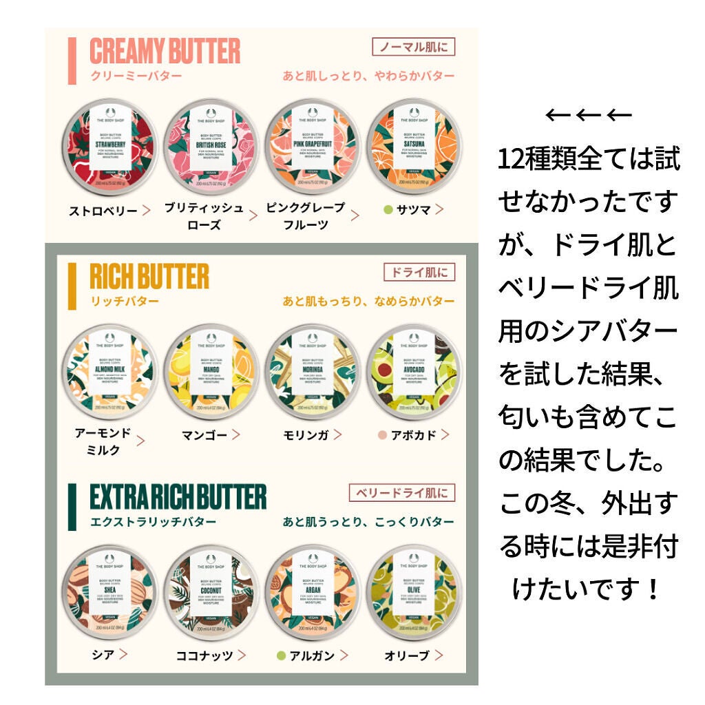 ボディバター アボカド/THE BODY SHOP/ボディクリームを使ったクチコミ(5枚目)