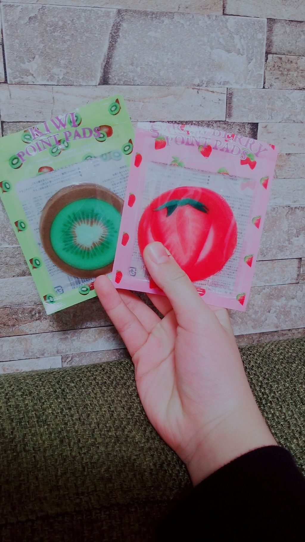 ジューシーフルーツ ポイントパッド キウイ/Pure Smile/レッグ・フットケアを使ったクチコミ(1枚目)