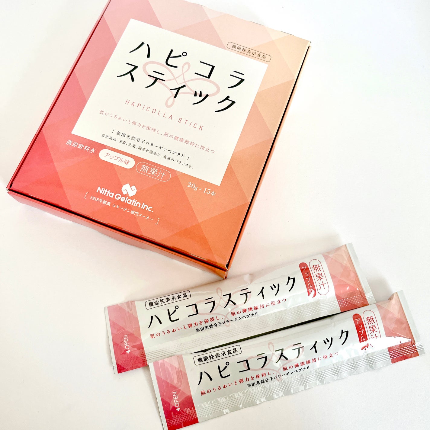 ハピコラスティック/新田ゼラチンダイレクト/美容ドリンクを使ったクチコミ(1枚目)