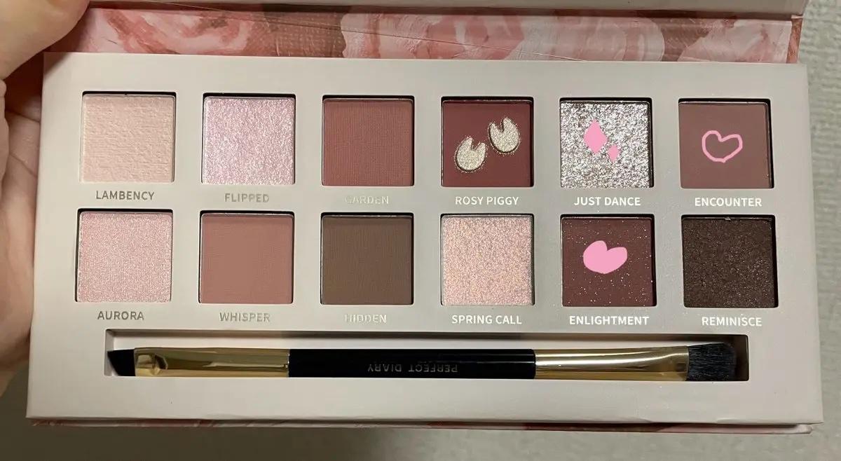 エクスプローラ12色 動物アイシャドウパレット/PERFECT DIARY/アイシャドウパレットを使ったクチコミ（2枚目）