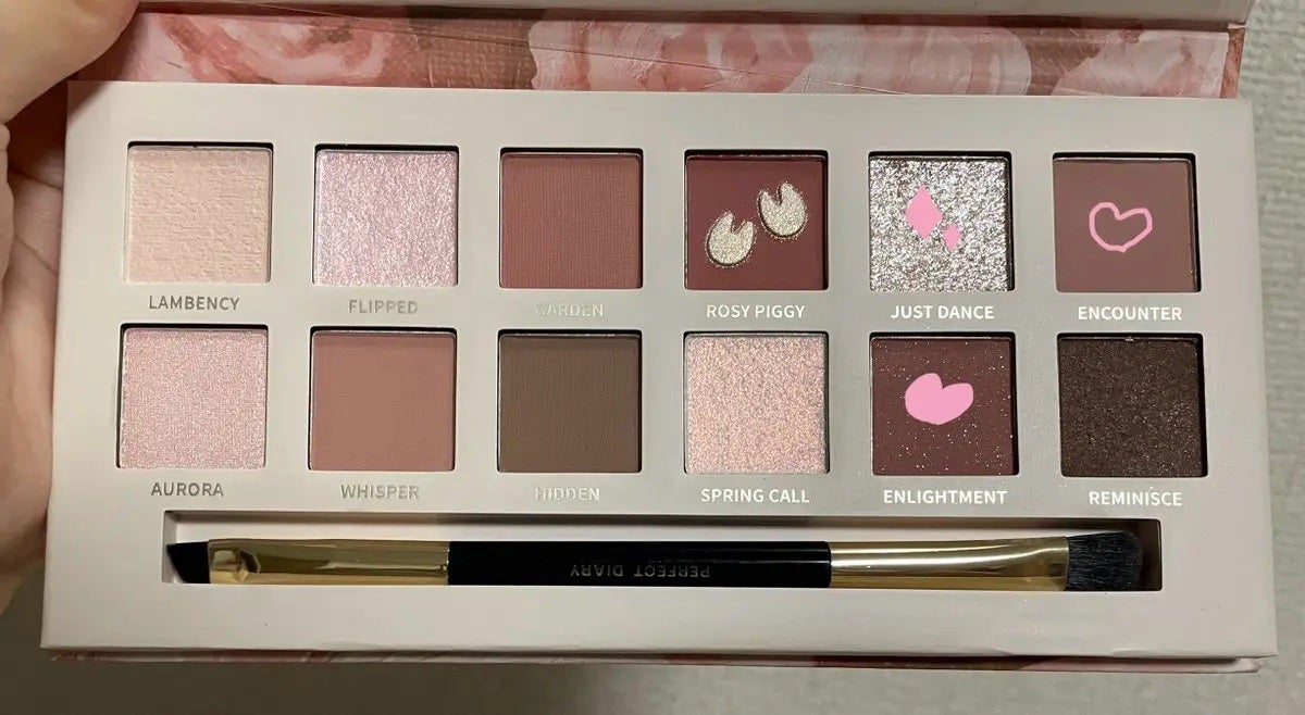 エクスプローラ12色 動物アイシャドウパレット/PERFECT DIARY/アイシャドウパレットを使ったクチコミ(2枚目)