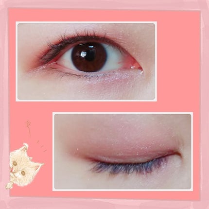 パウダーアイシャドウ ブルーミングキティ/DAISO/アイシャドウパレットを使ったクチコミ(4枚目)