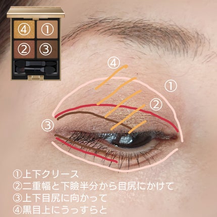 アイカラーレーション/LUNASOL/アイシャドウパレットを使ったクチコミ(4枚目)