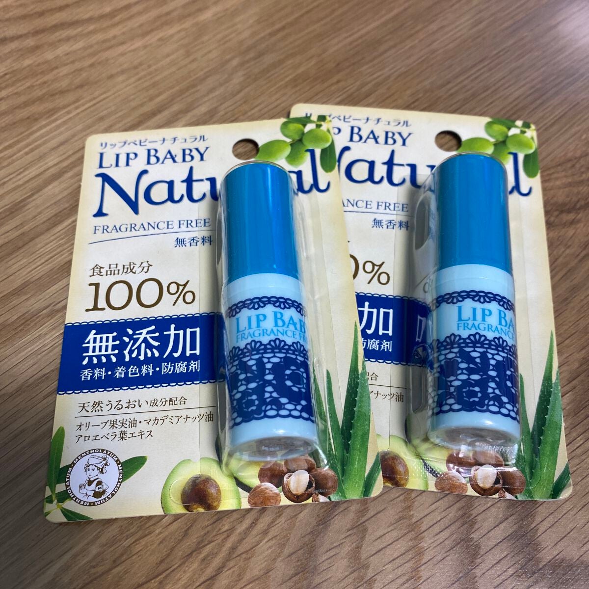 リップベビーナチュラル 無香料/メンソレータム/リップクリームを使ったクチコミ(1枚目)