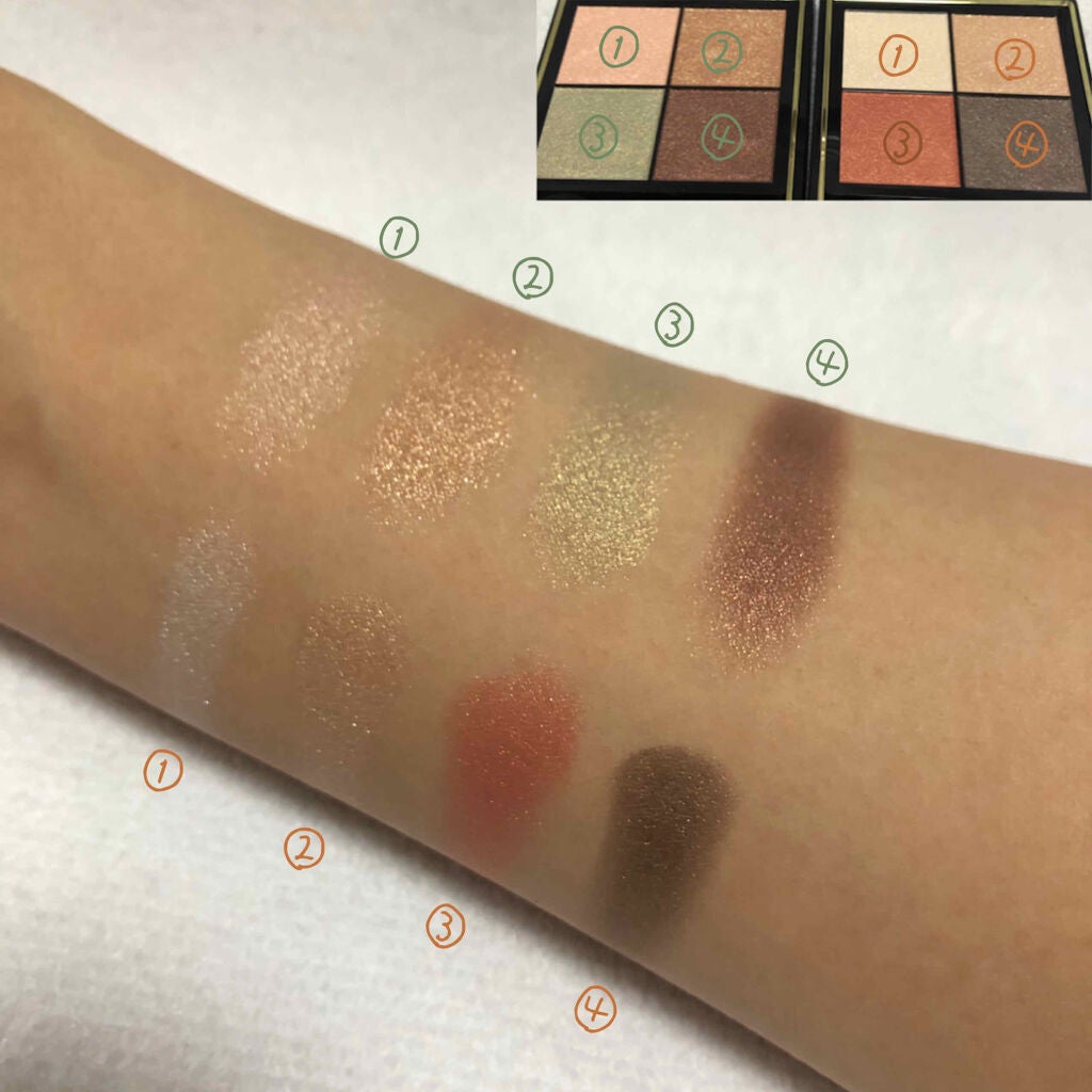 リアルクローズシャドウ/excel/アイシャドウパレットを使ったクチコミ(3枚目)