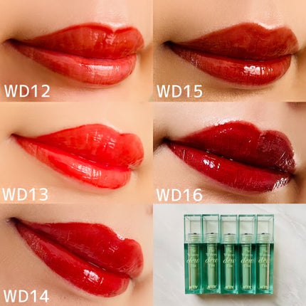 ザ ウォータリー デュー ティント シーズン3/MERZY/リップティントを使ったクチコミ(5枚目)