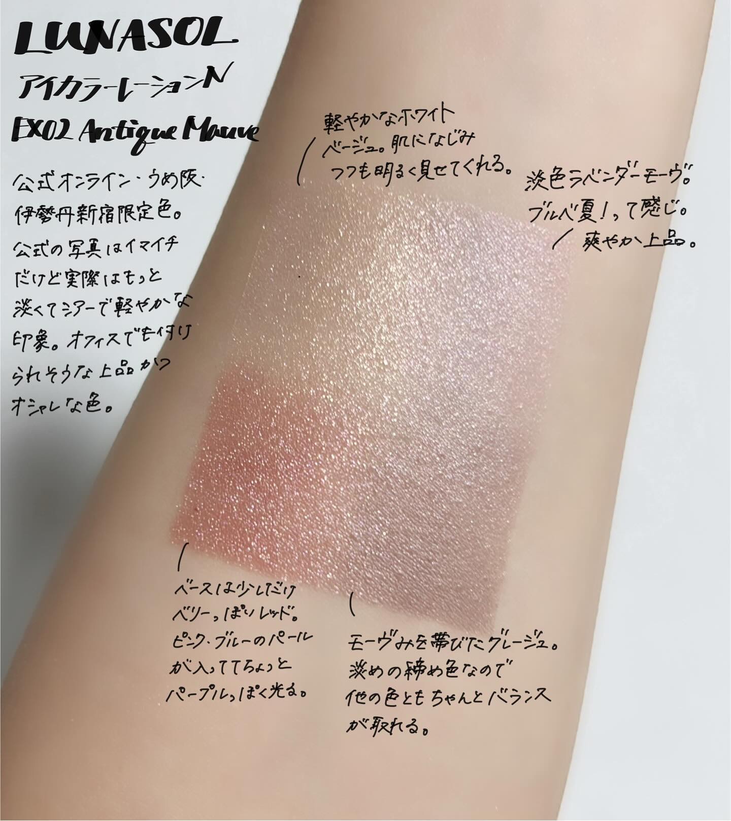 ルナソル アイカラーレーションN/LUNASOL/アイシャドウパレットを使ったクチコミ（1枚目）