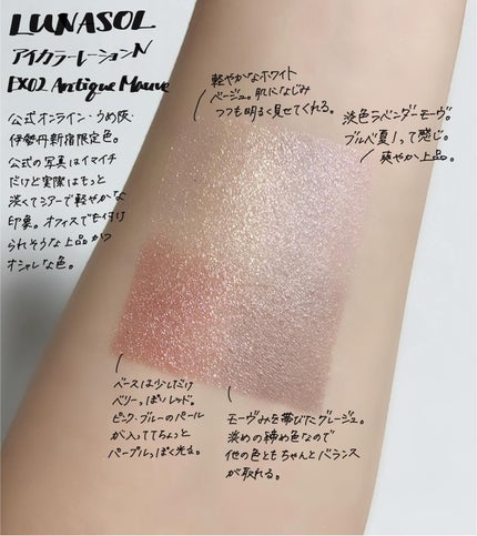 ルナソル アイカラーレーションN/LUNASOL/アイシャドウパレットを使ったクチコミ(1枚目)