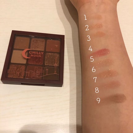 プレイカラーアイズ チリームーン/ETUDE/アイシャドウパレットを使ったクチコミ(5枚目)