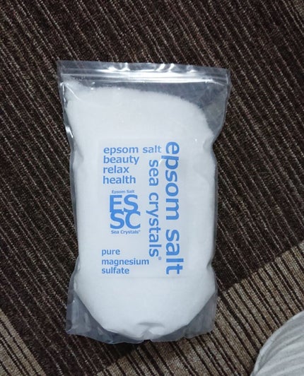 シークリスタルス エプソムソルト オリジナル/sea crystals/無機塩系入浴剤を使ったクチコミ(1枚目)