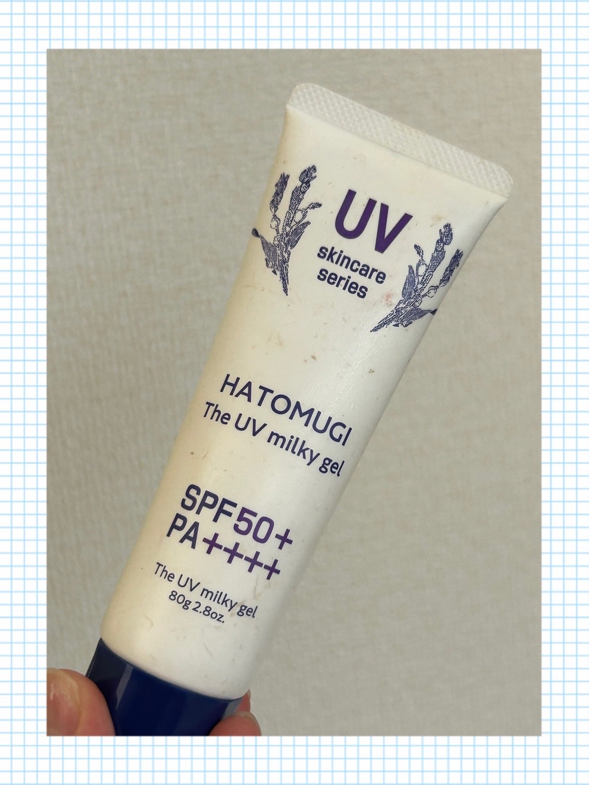 ハトムギ UVミルキージェル/麗白/日焼け止めミルクを使ったクチコミ(1枚目)